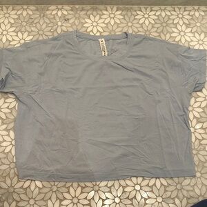 Lululemon Sky Blue Short Sleeve Tee
